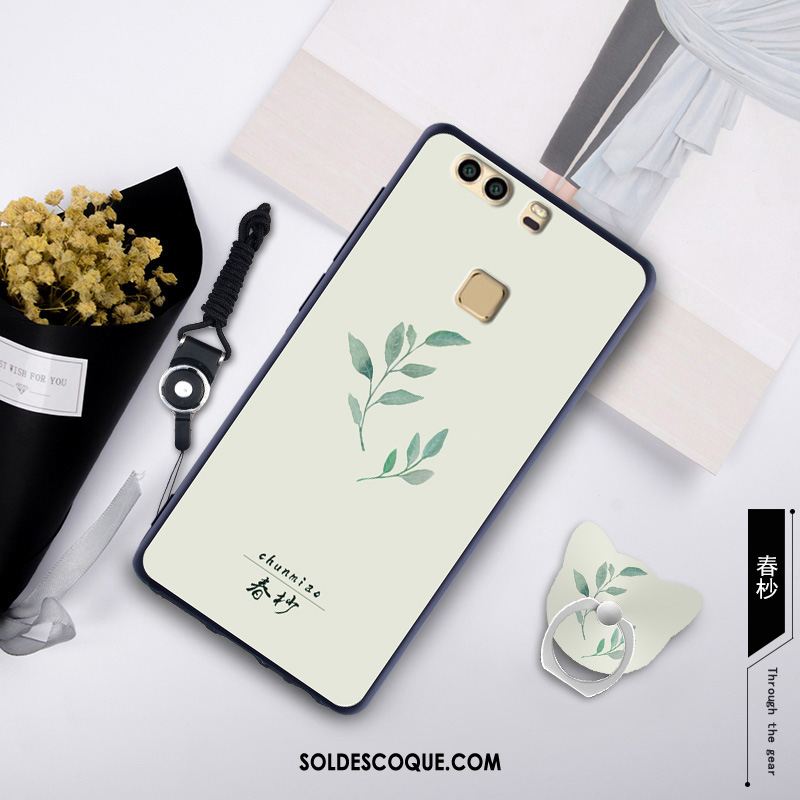 Coque Huawei P9 Plus Tempérer Étui Silicone Membrane Fluide Doux Pas Cher