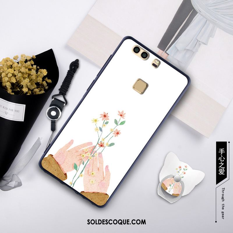 Coque Huawei P9 Plus Tempérer Étui Silicone Membrane Fluide Doux Pas Cher