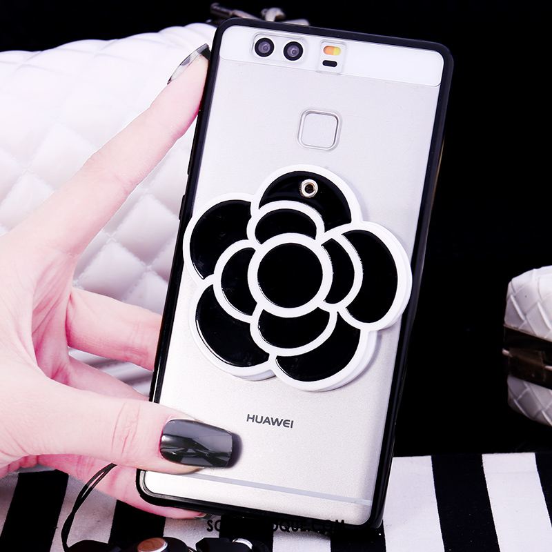 Coque Huawei P9 Plus Transparent Cou Suspendu Étui Dessin Animé Miroir En Ligne