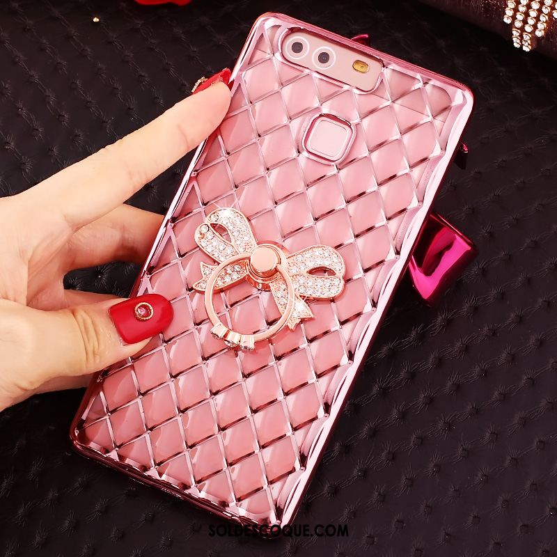 Coque Huawei P9 Plus Très Mince Strass Étui Or Silicone En Ligne