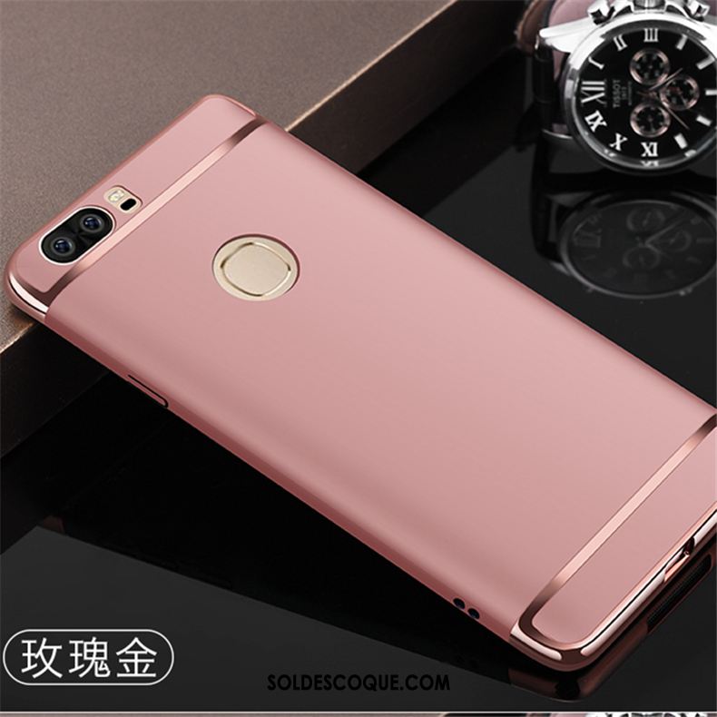 Coque Huawei P9 Plus Téléphone Portable Couleur Unie Argent Difficile Pas Cher