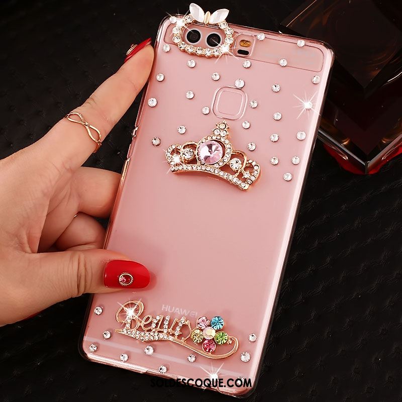 Coque Huawei P9 Plus Téléphone Portable Étui Strass Protection Transparent France