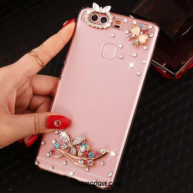 Coque Huawei P9 Plus Téléphone Portable Étui Strass Protection Transparent France