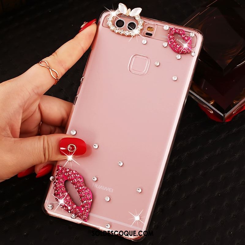 Coque Huawei P9 Plus Téléphone Portable Étui Strass Protection Transparent France