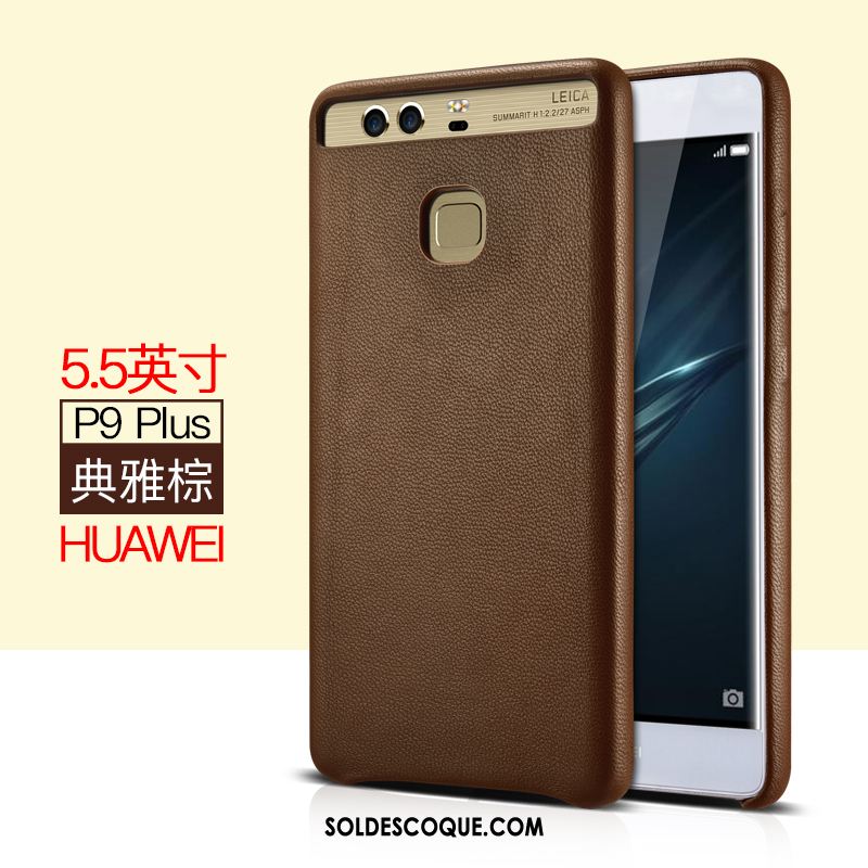 Coque Huawei P9 Plus Téléphone Portable Étui Étui En Cuir Incassable Business Pas Cher