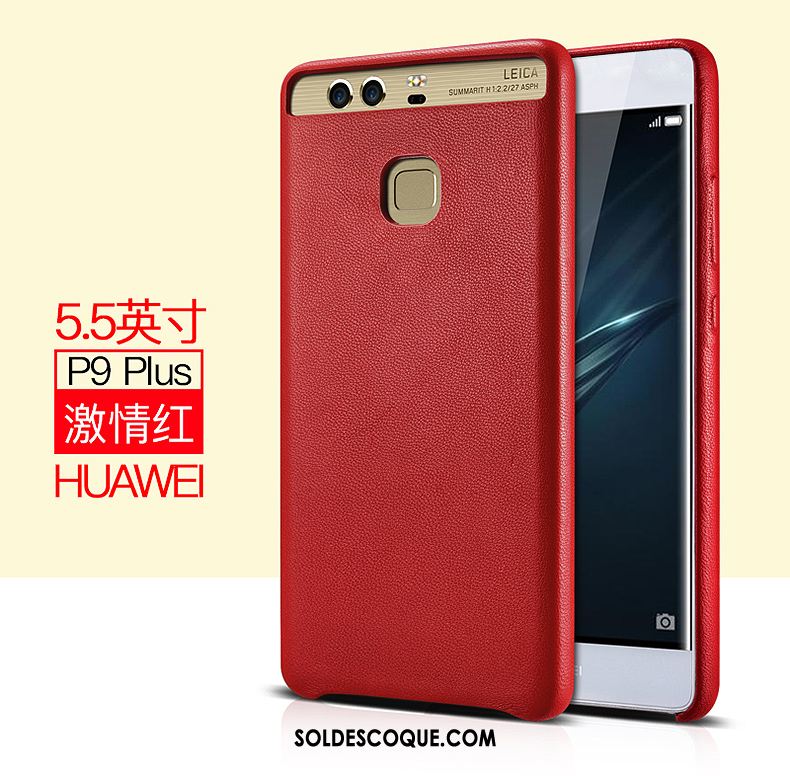 Coque Huawei P9 Plus Téléphone Portable Étui Étui En Cuir Incassable Business Pas Cher