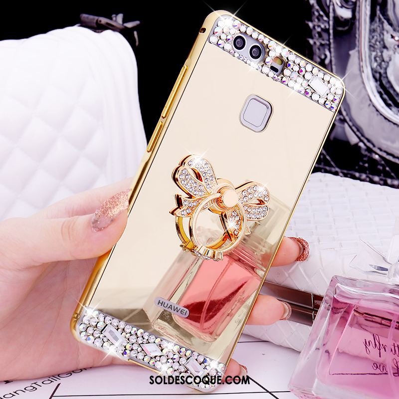 Coque Huawei P9 Plus Étui Téléphone Portable Strass Protection Incassable Soldes