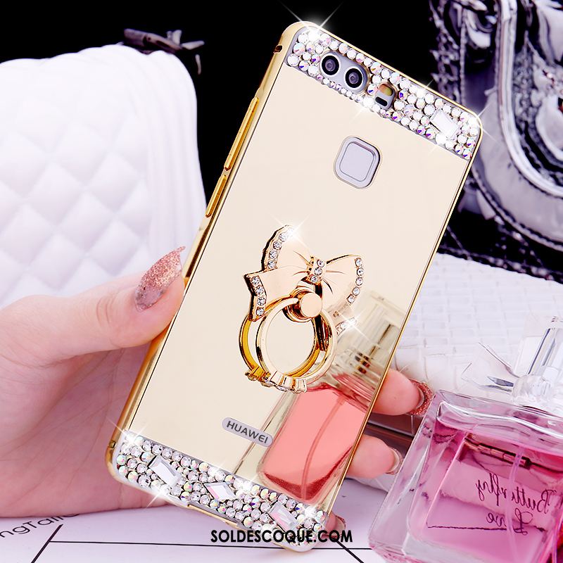 Coque Huawei P9 Plus Étui Téléphone Portable Strass Protection Incassable Soldes