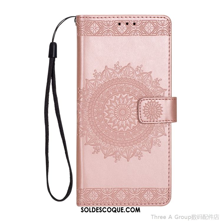 Coque Huawei P9 Portefeuille Ornements Suspendus Incassable Rouge Téléphone Portable Soldes