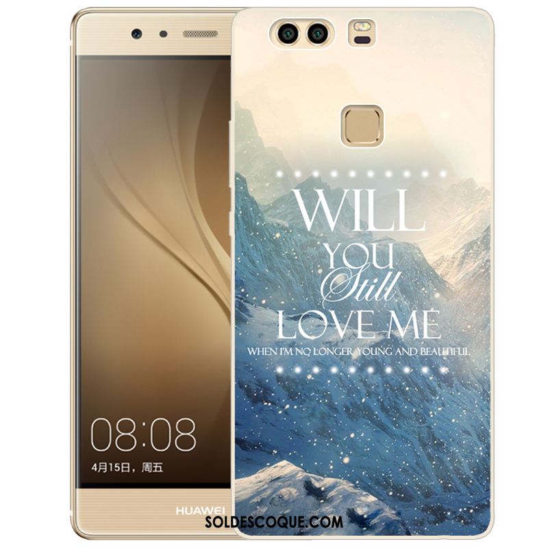 Coque Huawei P9 Silicone Protection Étui Fluide Doux Peinture En Ligne