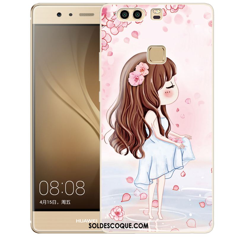 Coque Huawei P9 Silicone Protection Étui Fluide Doux Peinture En Ligne