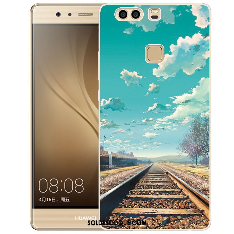 Coque Huawei P9 Silicone Protection Étui Fluide Doux Peinture En Ligne