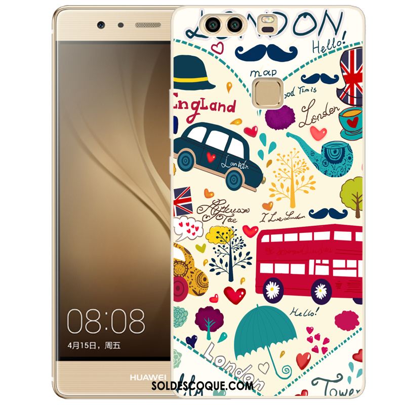 Coque Huawei P9 Silicone Protection Étui Fluide Doux Peinture En Ligne