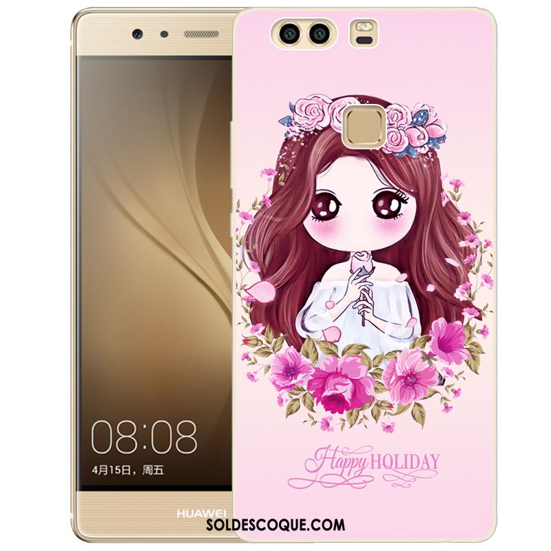 Coque Huawei P9 Silicone Protection Étui Fluide Doux Peinture En Ligne