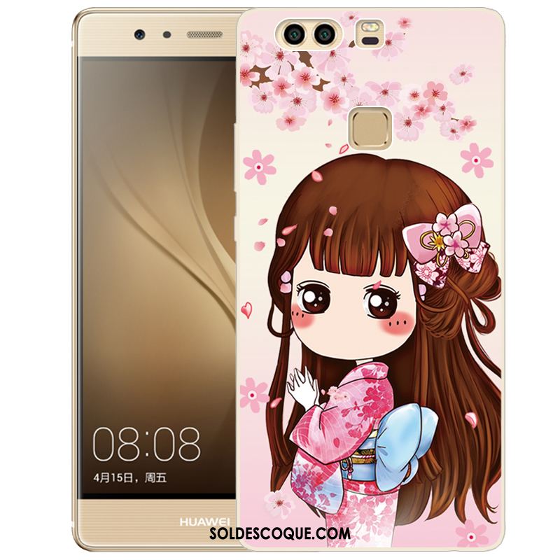 Coque Huawei P9 Silicone Protection Étui Fluide Doux Peinture En Ligne