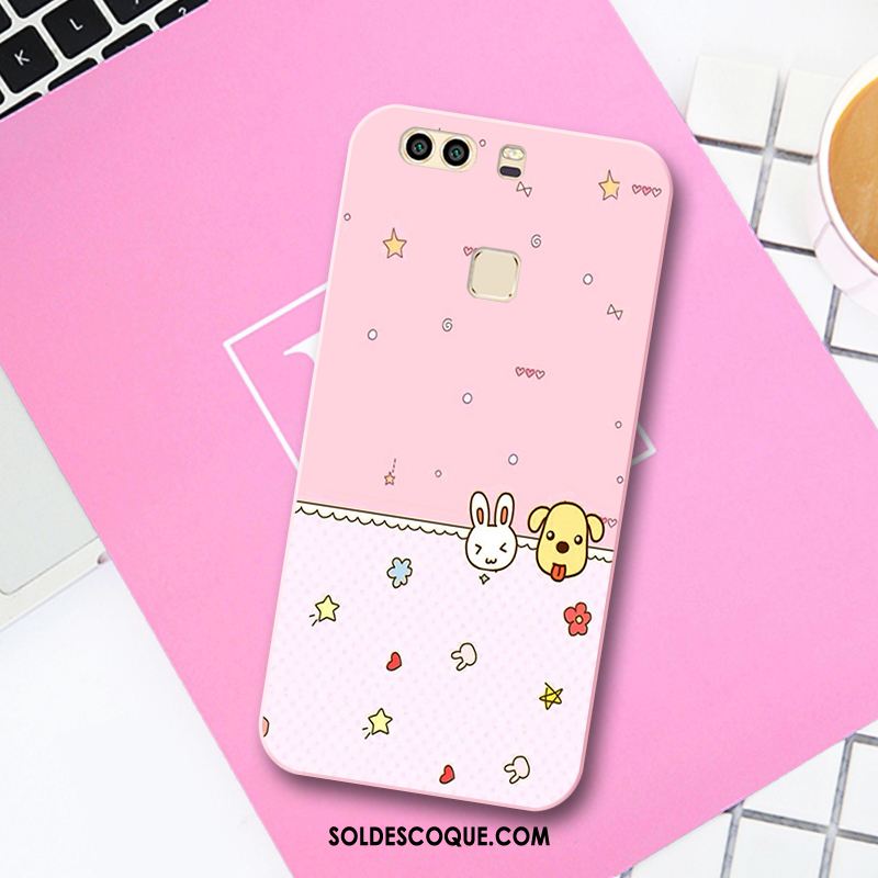 Coque Huawei P9 Silicone Tendance Frais Délavé En Daim Incassable En Vente