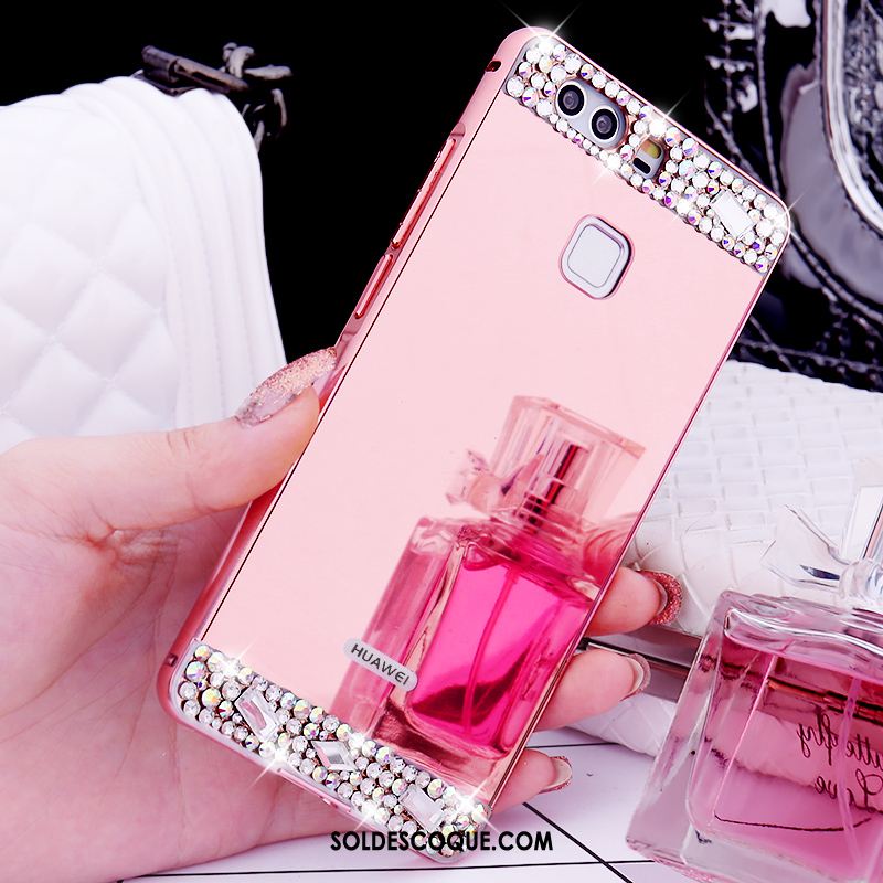 Coque Huawei P9 Tendance Protection Rose Incassable Étui Soldes