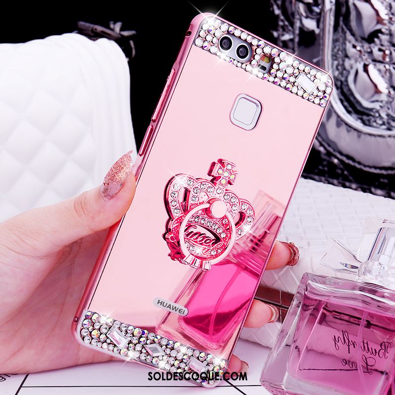 Coque Huawei P9 Tendance Protection Rose Incassable Étui Soldes