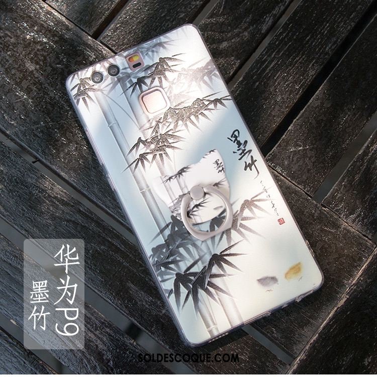 Coque Huawei P9 Très Mince Tout Compris Fluide Doux Étui Style Chinois Soldes