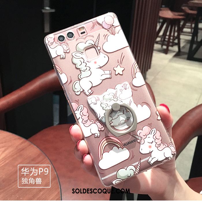 Coque Huawei P9 Très Mince Tout Compris Fluide Doux Étui Style Chinois Soldes