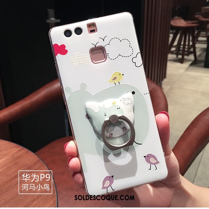 Coque Huawei P9 Très Mince Tout Compris Fluide Doux Étui Style Chinois Soldes