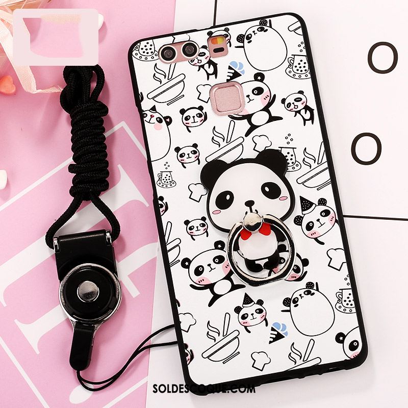 Coque Huawei P9 Téléphone Portable Charmant Rose Silicone Dessin Animé Soldes