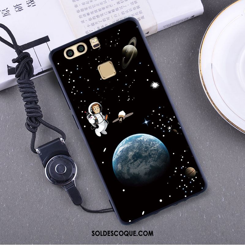 Coque Huawei P9 Téléphone Portable Fluide Doux Protection Incassable Gaufrage Pas Cher