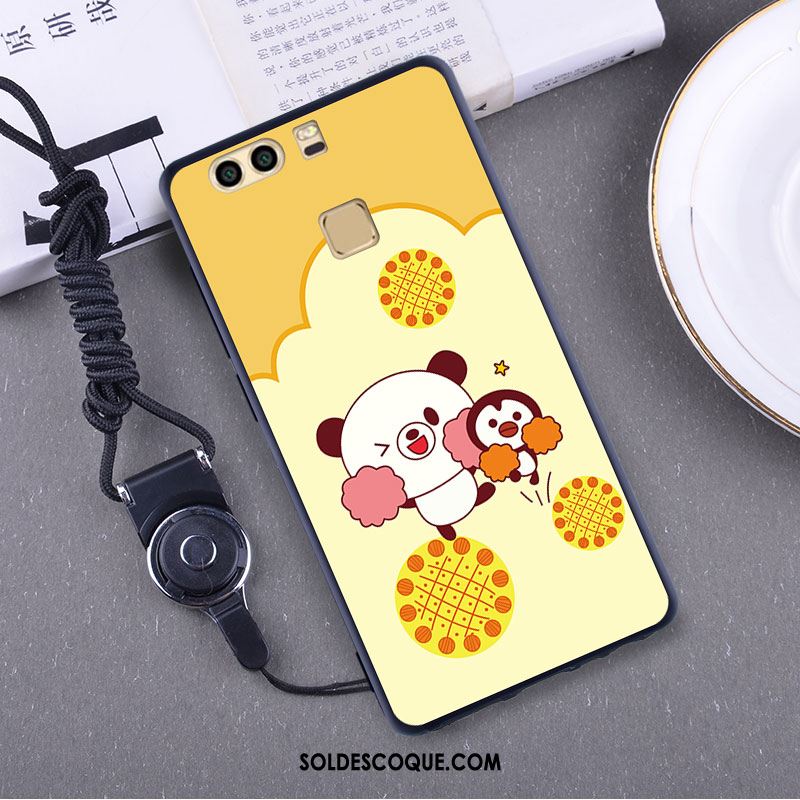 Coque Huawei P9 Téléphone Portable Fluide Doux Protection Incassable Gaufrage Pas Cher