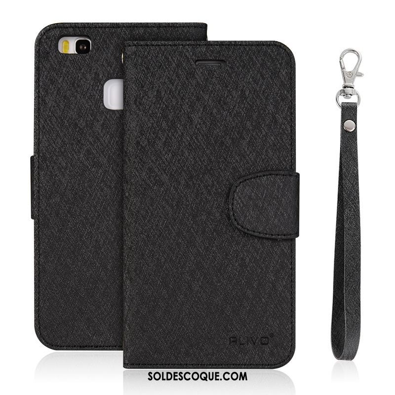 Coque Huawei P9 Étui En Cuir Téléphone Portable Violet Clamshell Fluide Doux En Ligne