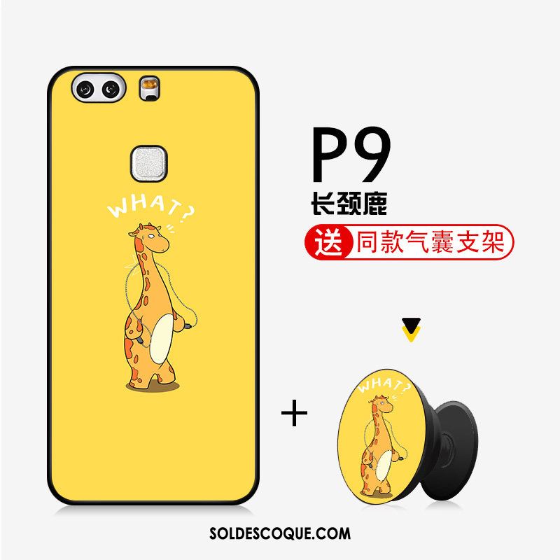 Coque Huawei P9 Étui Fluide Doux Dessin Animé Téléphone Portable Net Rouge Housse Pas Cher