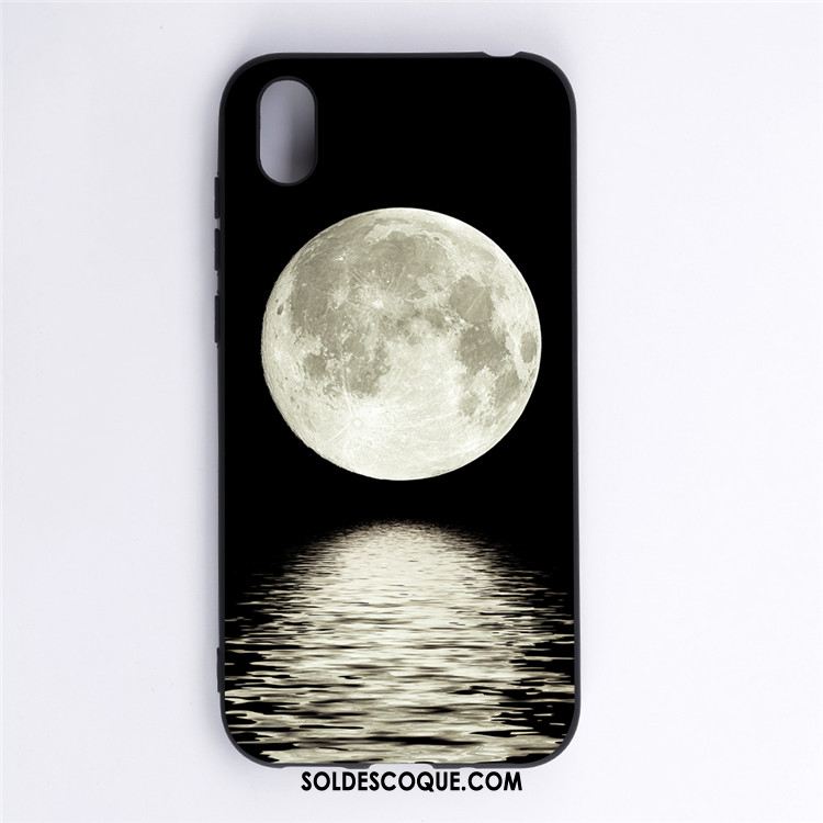 Coque Huawei Y5 2019 Protection Gris Dessin Animé Étui Ornements Suspendus En Vente