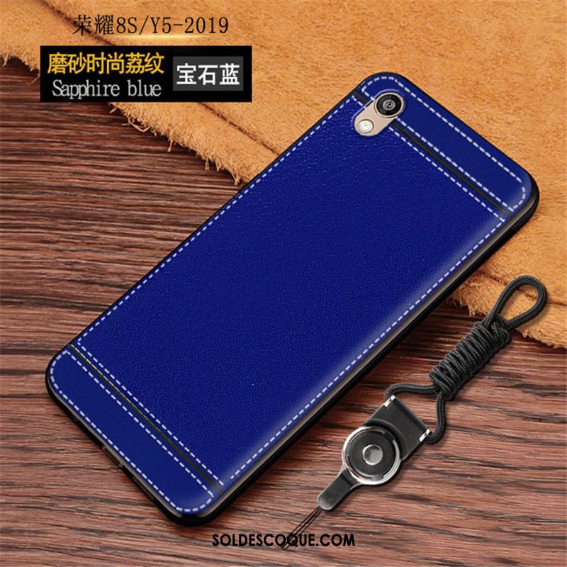 Coque Huawei Y5 2019 Tempérer Fluide Doux Bleu Membrane Incassable En Vente