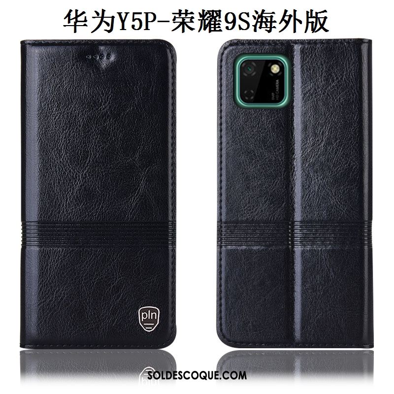 Coque Huawei Y5p Cuir Véritable Incassable Protection Tout Compris Téléphone Portable Soldes
