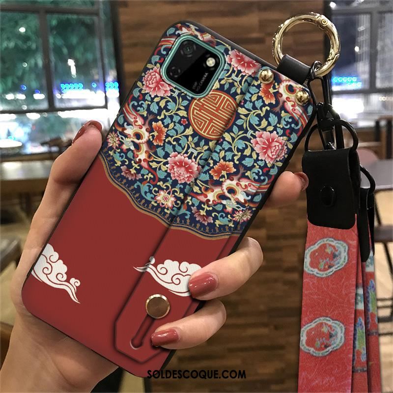 Coque Huawei Y5p Vintage Jaune Tendance Support Étui En Vente