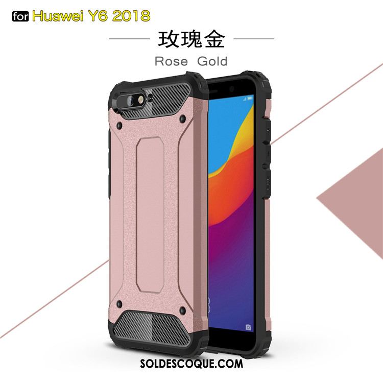 Coque Huawei Y6 2018 Ballon Étui Épaissir Bleu Accessoires Pas Cher