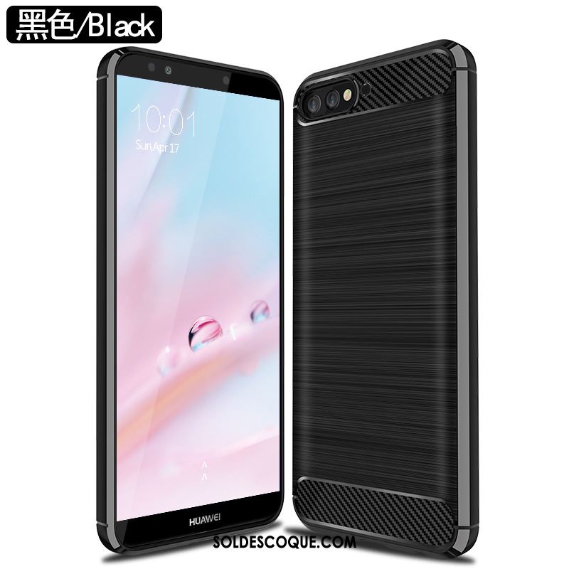 Coque Huawei Y6 2018 Créatif Protection Tendance Silicone Téléphone Portable Housse En Ligne