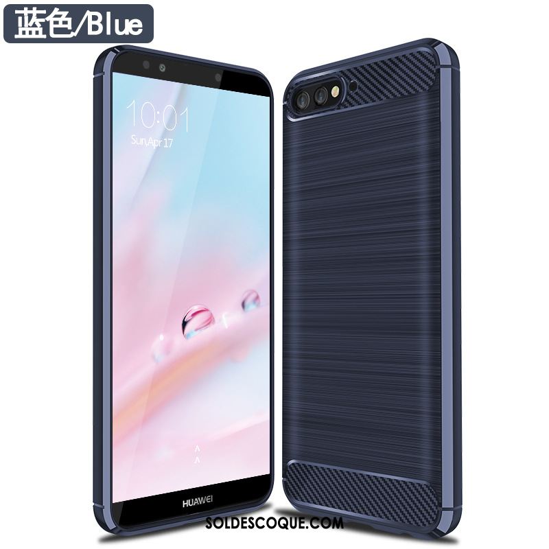 Coque Huawei Y6 2018 Créatif Protection Tendance Silicone Téléphone Portable Housse En Ligne