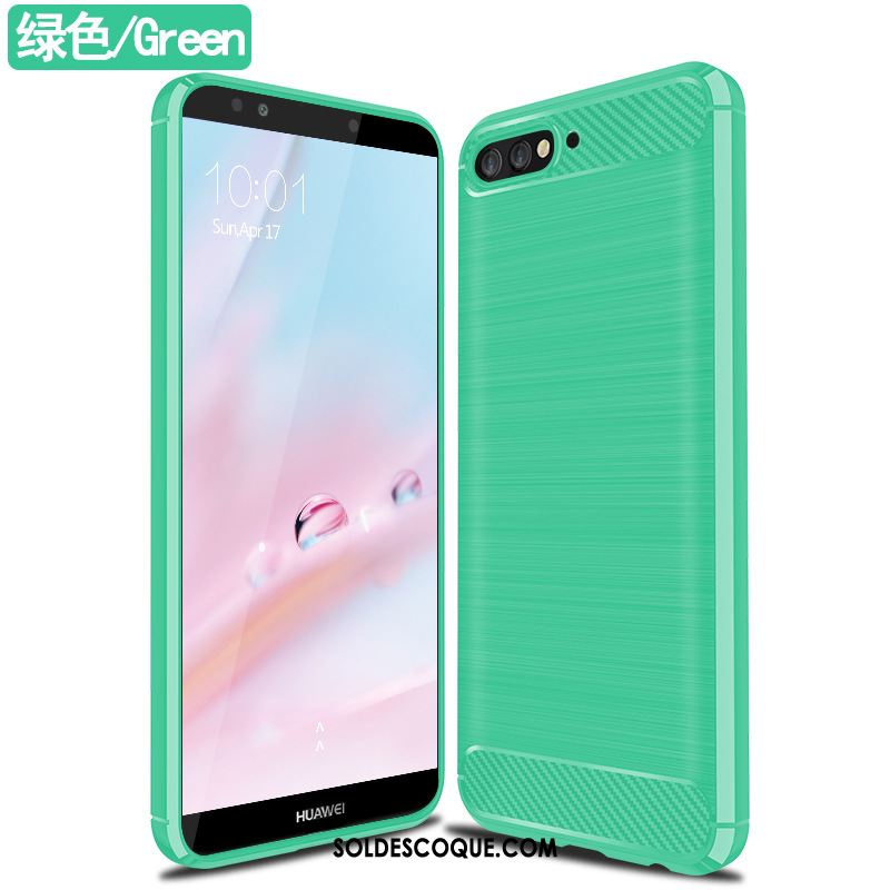 Coque Huawei Y6 2018 Créatif Protection Tendance Silicone Téléphone Portable Housse En Ligne