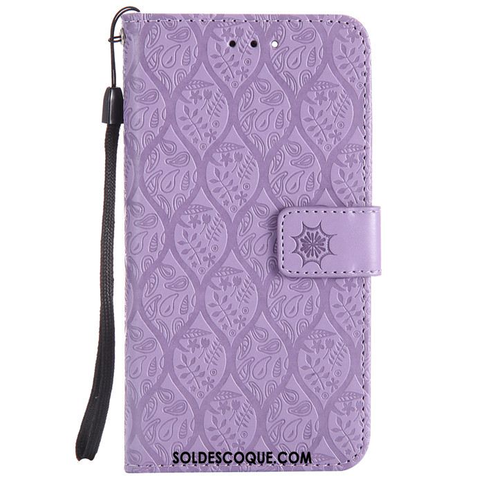 Coque Huawei Y6 2018 Fluide Doux Téléphone Portable Gaufrage Clamshell Incassable Pas Cher