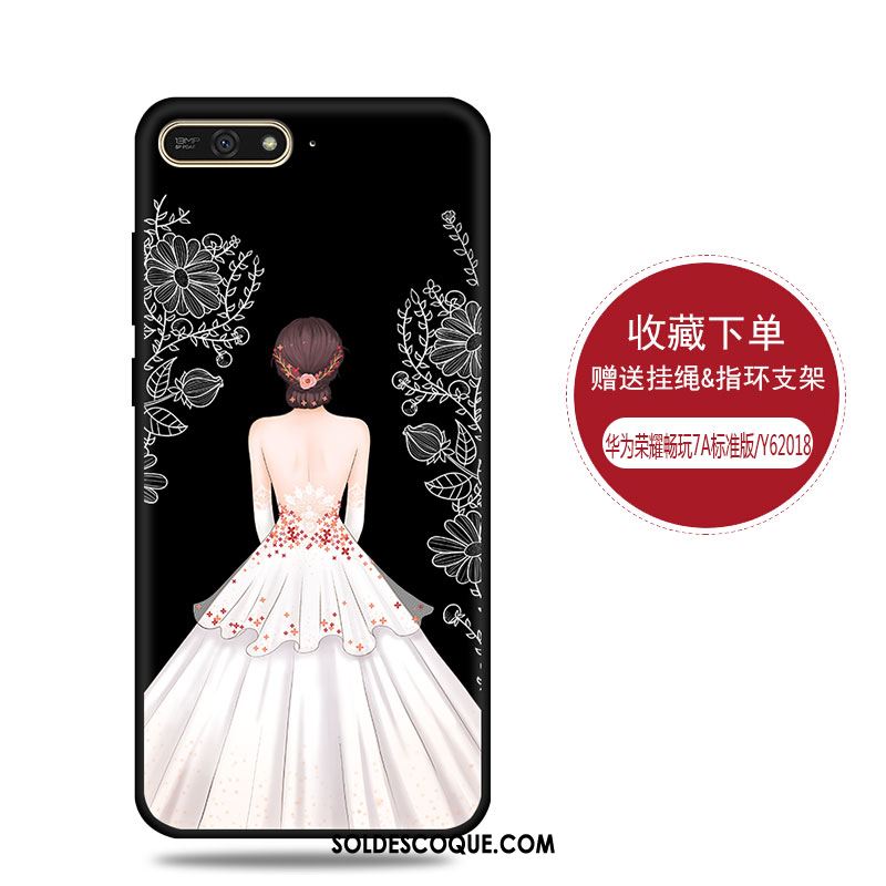 Coque Huawei Y6 2018 Haute Tout Compris Protection Noir Étui En Ligne