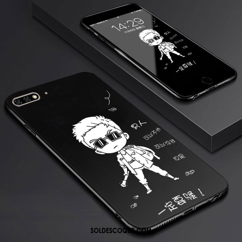 Coque Huawei Y6 2018 Membrane Téléphone Portable Art Étui Fluide Doux Pas Cher