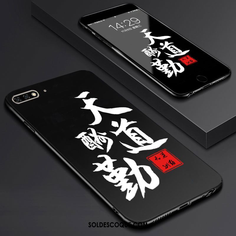 Coque Huawei Y6 2018 Membrane Téléphone Portable Art Étui Fluide Doux Pas Cher