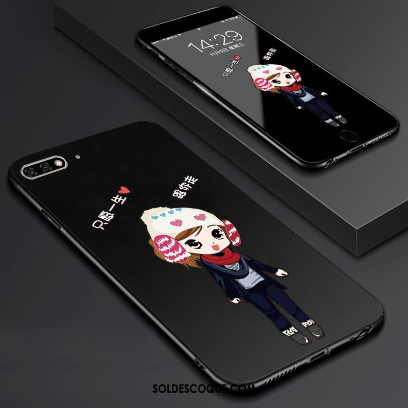 Coque Huawei Y6 2018 Membrane Téléphone Portable Art Étui Fluide Doux Pas Cher