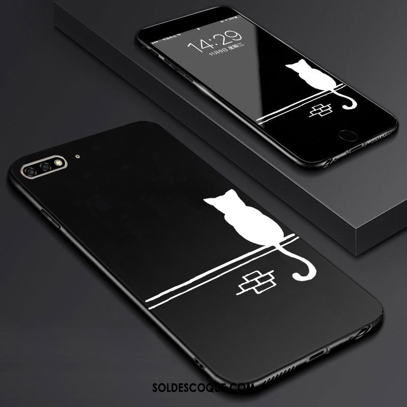 Coque Huawei Y6 2018 Membrane Téléphone Portable Art Étui Fluide Doux Pas Cher