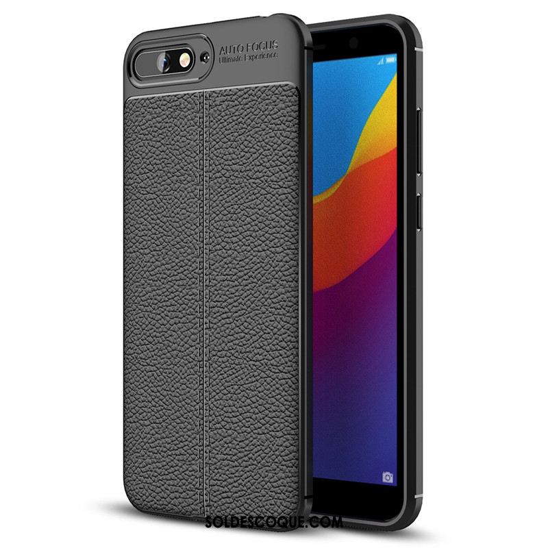 Coque Huawei Y6 2018 Nouveau Modèle Fleurie Gris Téléphone Portable Étui Soldes