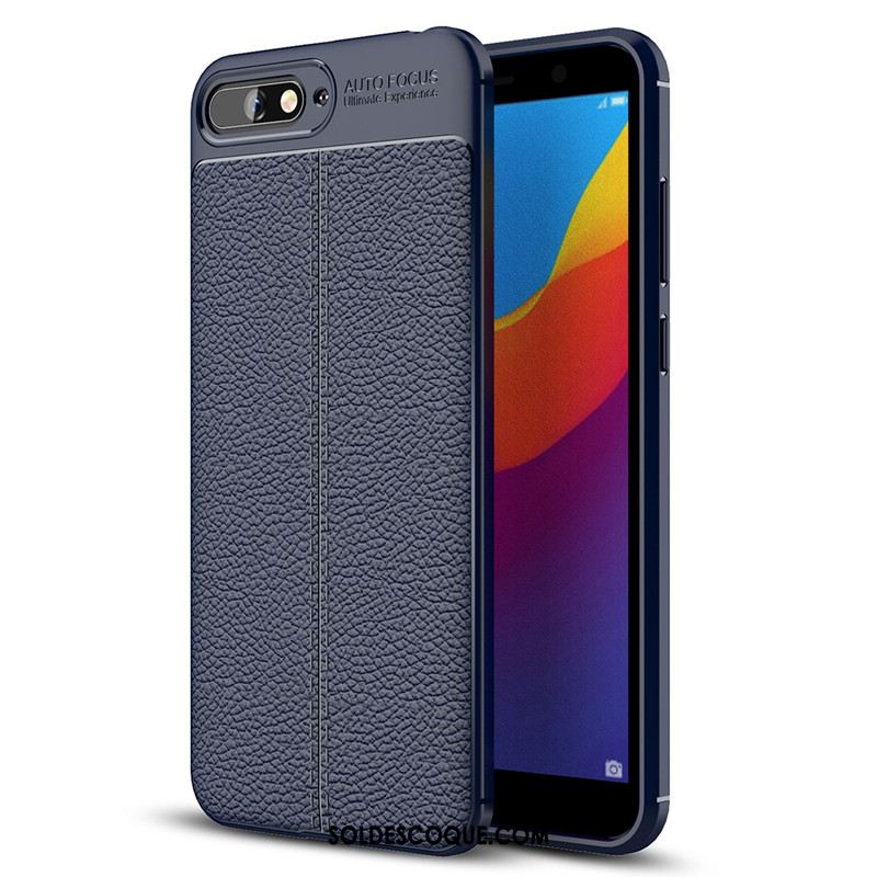 Coque Huawei Y6 2018 Nouveau Modèle Fleurie Gris Téléphone Portable Étui Soldes