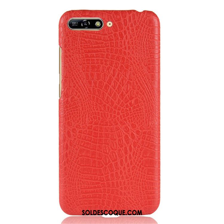 Coque Huawei Y6 2018 Protection Crocodile Modèle Étui Téléphone Portable Incassable En Vente