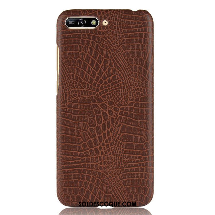 Coque Huawei Y6 2018 Protection Crocodile Modèle Étui Téléphone Portable Incassable En Vente