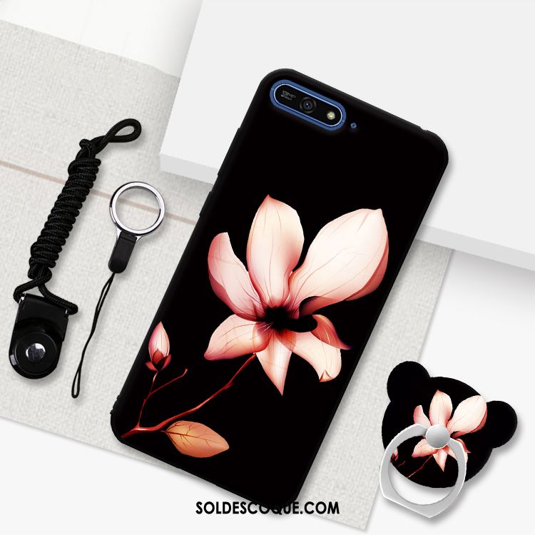 Coque Huawei Y6 2018 Protection Étui Noir Téléphone Portable En Vente