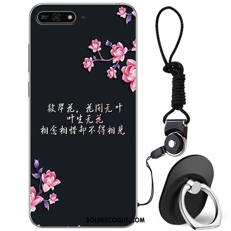 Coque Huawei Y6 2018 Silicone Incassable Protection Téléphone Portable Fluide Doux Housse En Ligne